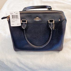 COACH mini Bennett Satchel in black